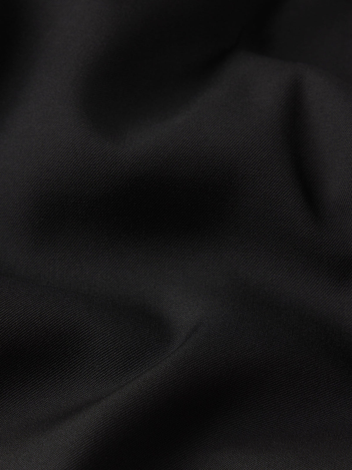 Wool Relaxed Shorts -- Black